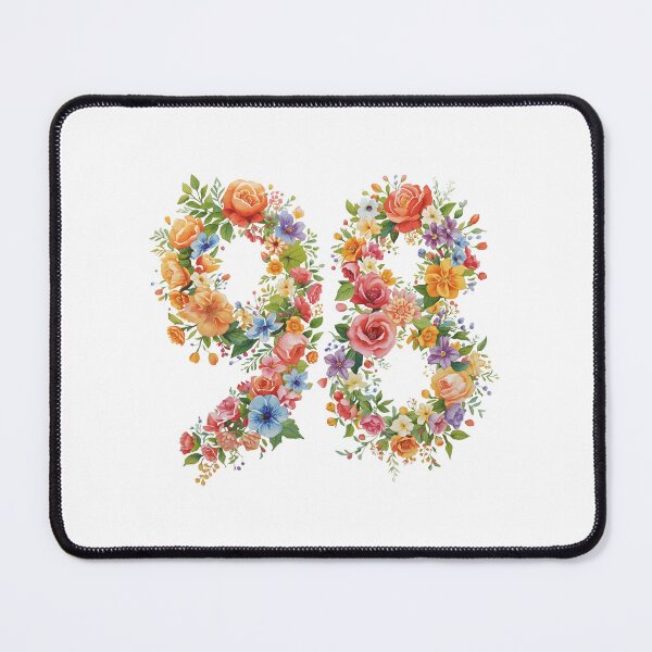 Item preview, 98th birthday flowers watercolor. designed and sold by uunaa.