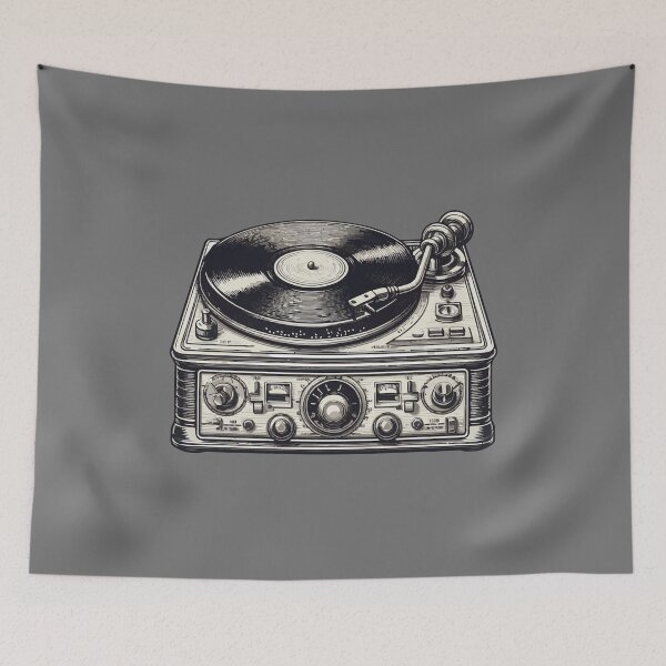 Item preview, Turntable - Vintage Audio LP Vinyl Record Player designed and sold by andromeda-redd.