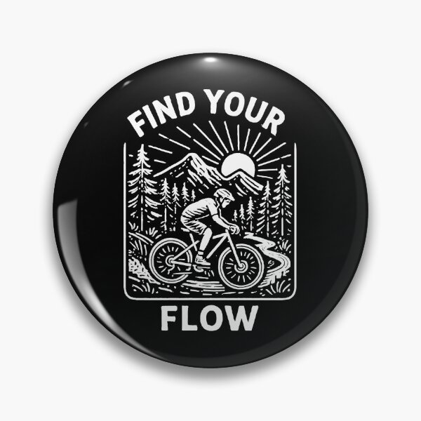 Item preview, Find Your Flow – Vintage MTB mountain bike designed and sold by Pineapple-Tree.