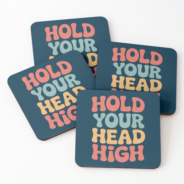 Item preview, Head High Healing – Hold Your Head High Motivational Quote designed and sold by ُEldalal-Design.