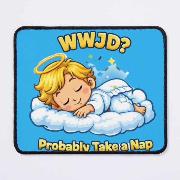 Item preview, WWJD? – Humorous Christian Sticker designed and sold by HolyHumor.