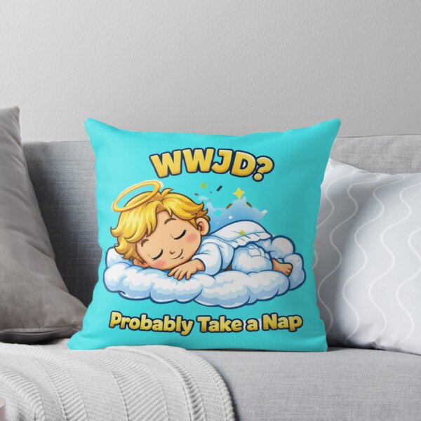 Item preview, WWJD? – Humorous Christian Sticker designed and sold by HolyHumor.