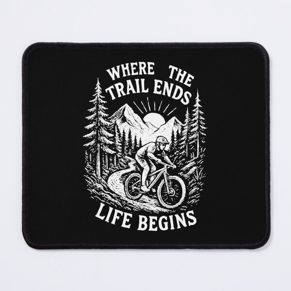 Item preview, Mountain bike vintage trail – flow & mountains design designed and sold by Pineapple-Tree.
