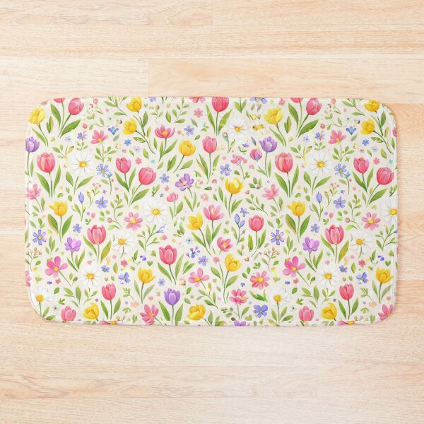 Item preview, Elegant colorful floral pattern designed and sold by AureliasDesignStudio.