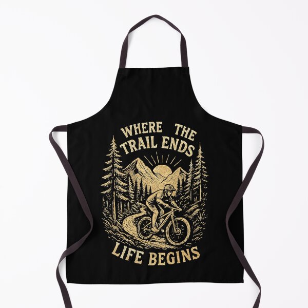 Item preview, Mountain bike vintage trail – flow & mountains design designed and sold by Pineapple-Tree.