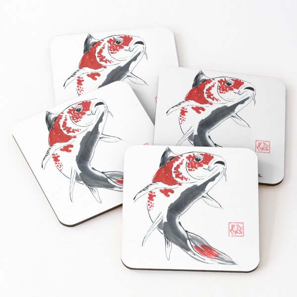 Item preview, red koi designed and sold by pechane.