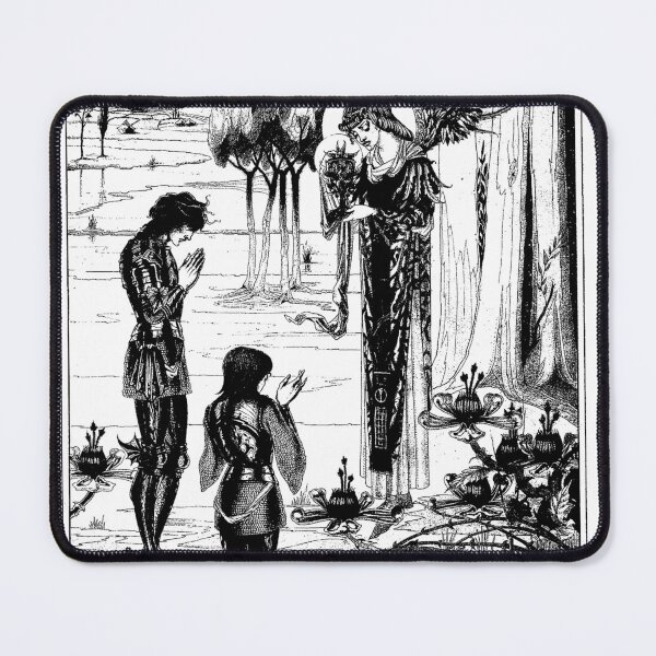 Item preview, Aubrey Beardsley · Le Morte d'Arthur/The Tale of Arthur · The Holy Grail · Art Nouveau Print  designed and sold by flcii.