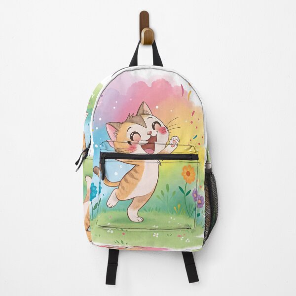 Item preview, Happy Jumping Cat Rainbow designed and sold by Angellacelin.