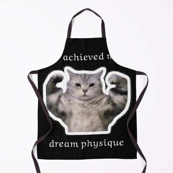 Item preview, Achieved My Dream Physique | Buff Cat Gym Meme designed and sold by CourierPrime.