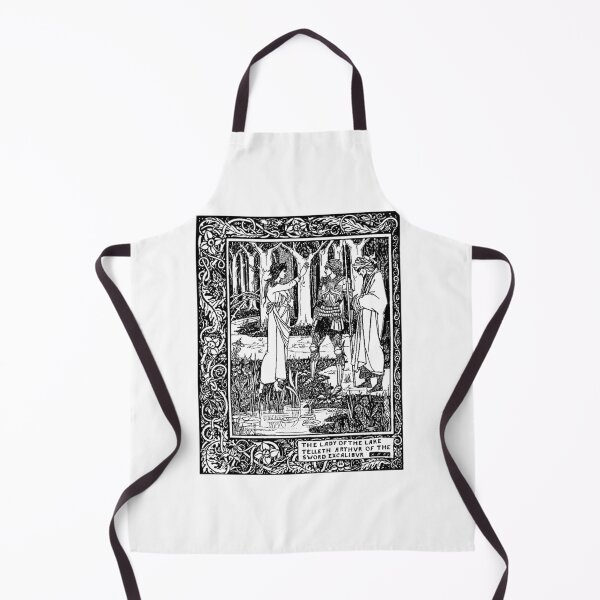 Item preview, Aubrey Beardsley · Le Morte d'Arthur/The Tale of Arthur · The Lady of the Lake & Excalibur · Art Nouveau Print designed and sold by flcii.