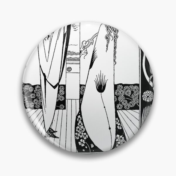Item preview, Aubrey Beardsley · Le Morte d'Arthur/The Tale of Arthur · How Sir Tristram Drank of the Love Drink · Art Nouveau Print  designed and sold by flcii.
