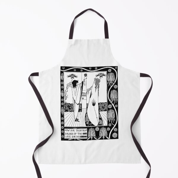 Item preview, Aubrey Beardsley · Le Morte d'Arthur/The Tale of Arthur · How Sir Tristram Drank of the Love Drink · Art Nouveau Print designed and sold by flcii.