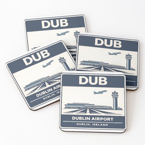 Artikelvorschau, DUB Dublin Airport Sticker Magnet Ireland Aviation Design entworfen und verkauft von CLOUTKULT.