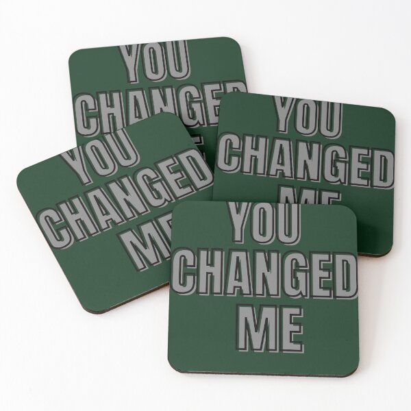 Item preview, You Changed Me Emotional Quote Aesthetic Minimal Design designed and sold by PrataeAesthetics.