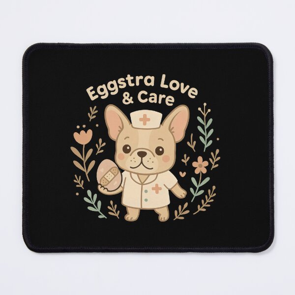 Item preview, French Bulldog Nurse Easter Gift Cute Healthcare Worker Eggstra Love Care Funny Animal Nurse Pride designed and sold by ClinicalHubs.