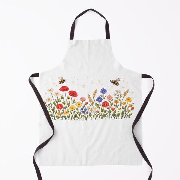 Item preview, Wildflower Bee Pattern - Summer Design designed and sold by AureliasDesignStudio.