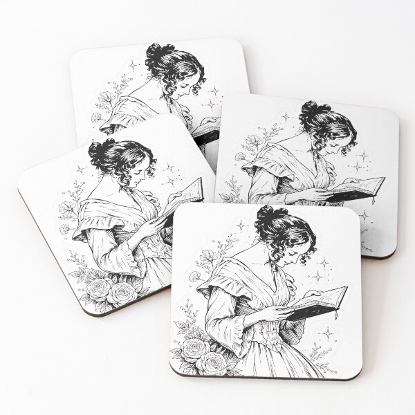 Item preview, Vintage Bookish Belle ?? sticker designed and sold by Jaideep Walia.