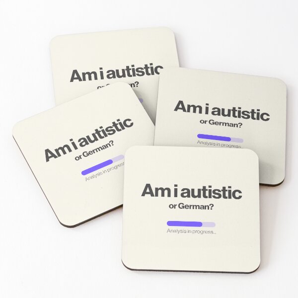 Item preview, Am i autistic or German? Analysis in progress Funny T-shirt designed and sold by Miaou Studio.