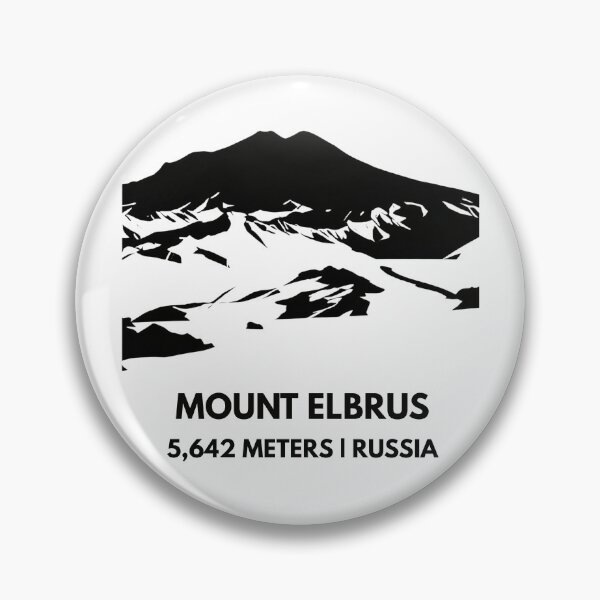 Item preview, Elbrus Summit - Europe’s Highest Peak Minimalist Silhouette designed and sold by Path&Peak.