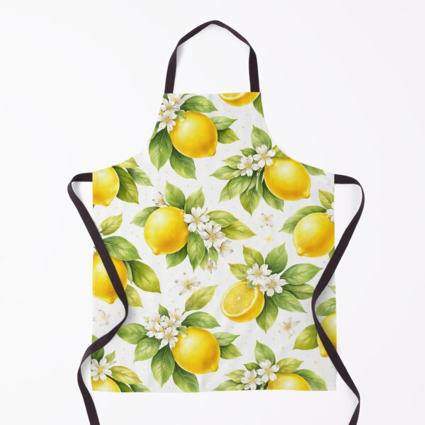Item preview, Lemon White/Green Summer Pattern designed and sold by AureliasDesignStudio.