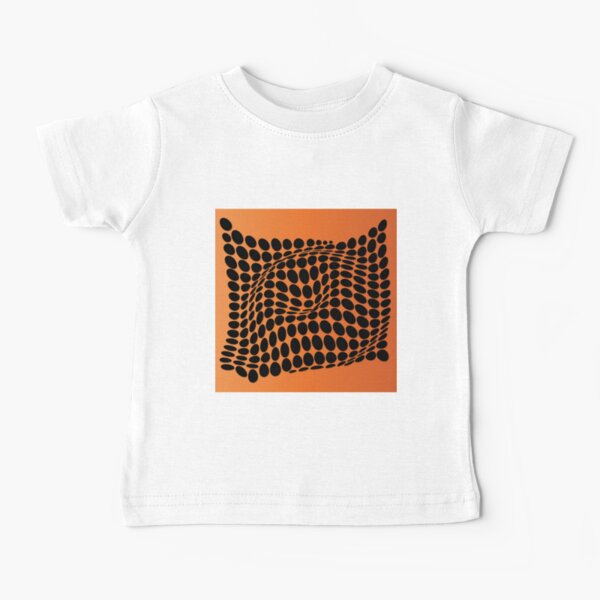 COME INSIDE (ORANGE) Camiseta para bebés