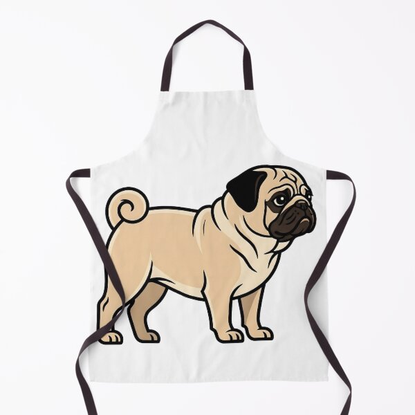 Item preview, Clean Minimalist Pug Dog Vector Illustration designed and sold by DigitalGremlin.