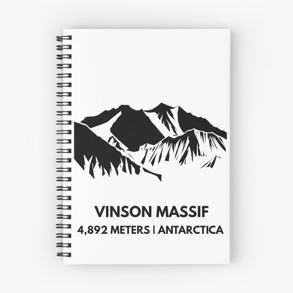 Item preview, Vinson Massif - Antarctica’s Frozen Summit Minimalist Silhouette designed and sold by Path&Peak.