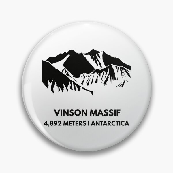 Item preview, Vinson Massif - Antarctica’s Frozen Summit Minimalist Silhouette designed and sold by Path&Peak.