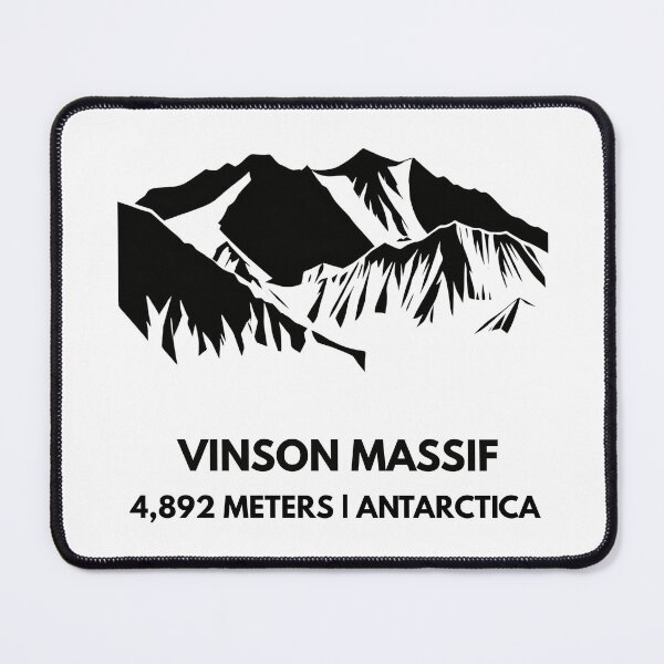 Item preview, Vinson Massif - Antarctica’s Frozen Summit Minimalist Silhouette designed and sold by Path&Peak.