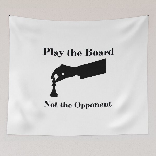 Item preview, Play the board not the opponent chess designed and sold by PeterskyDesign.
