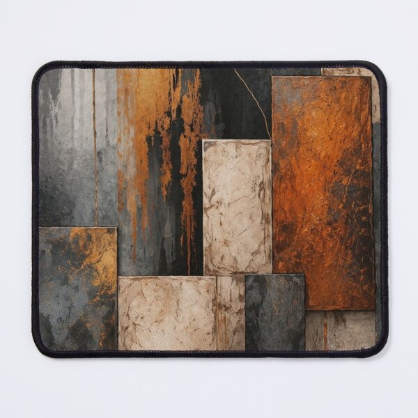 Item preview, Rust & Radiance: Industrial Collage designed and sold by WittyUnknown.