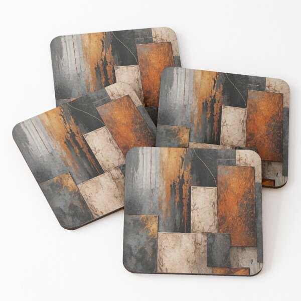 Item preview, Rust & Radiance: Industrial Collage designed and sold by WittyUnknown.