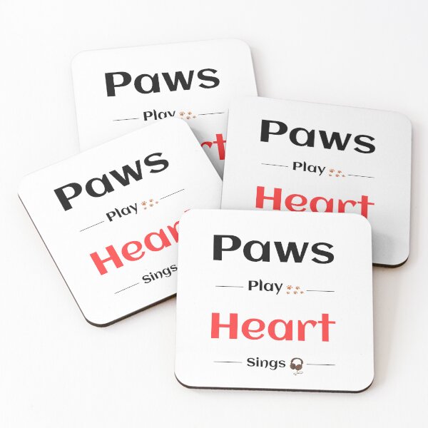 Item preview, Paws Play. Heart Sings. designed and sold by TheFineShirt.