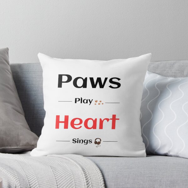 Item preview, Paws Play. Heart Sings. designed and sold by TheFineShirt.
