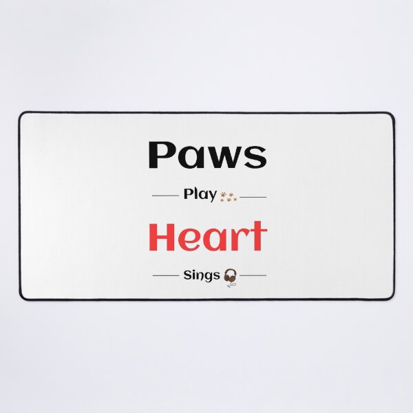 Item preview, Paws Play. Heart Sings. designed and sold by TheFineShirt.