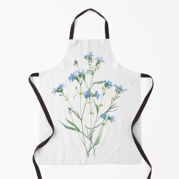 Item preview, Blue forget-me-not flowers watercolor designed and sold by uunaa.