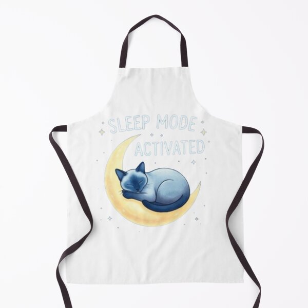 Item preview, Moon Sleeping Cat Sticker – Sleep Mode Activated Aesthetic designed and sold by Velora Design .