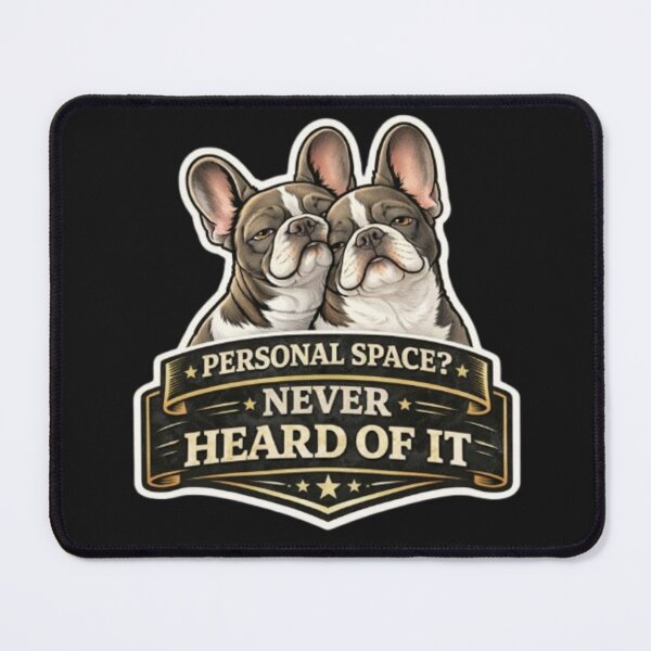 Item preview, French Bulldog Owners Club – Personal Space Never Heard Of It Funny Frenchie Design designed and sold by Frenchie Fever.