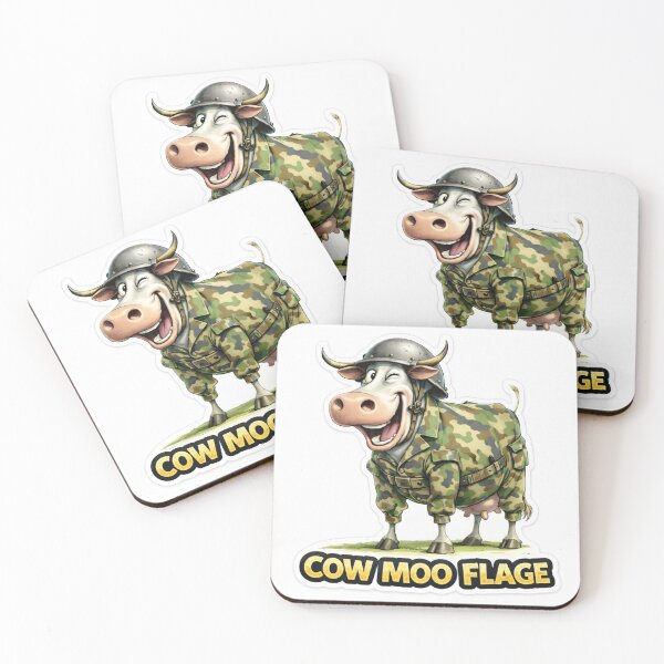 Item preview, COW MOO FLAGE designed and sold by Cutie-Full Creations.