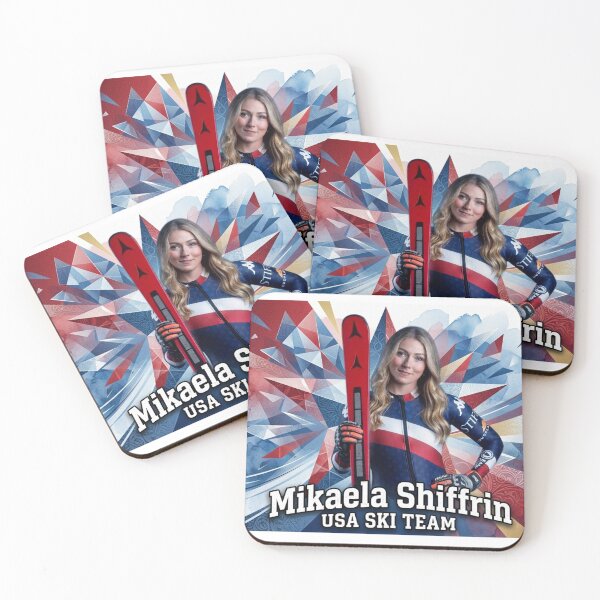 Item preview, Alpine Ski Racing Fan Art Design-Mikaela Shiffrin USA Ski Team designed and sold by Sashka-.