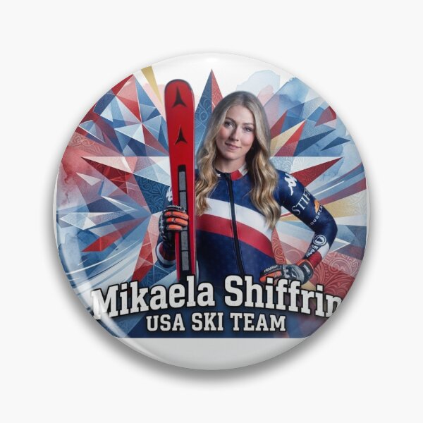 Item preview, Alpine Ski Racing Fan Art Design-Mikaela Shiffrin USA Ski Team designed and sold by Sashka-.