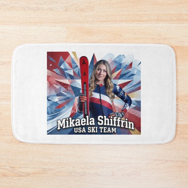 Item preview, Alpine Ski Racing Fan Art Design-Mikaela Shiffrin USA Ski Team designed and sold by Sashka-.