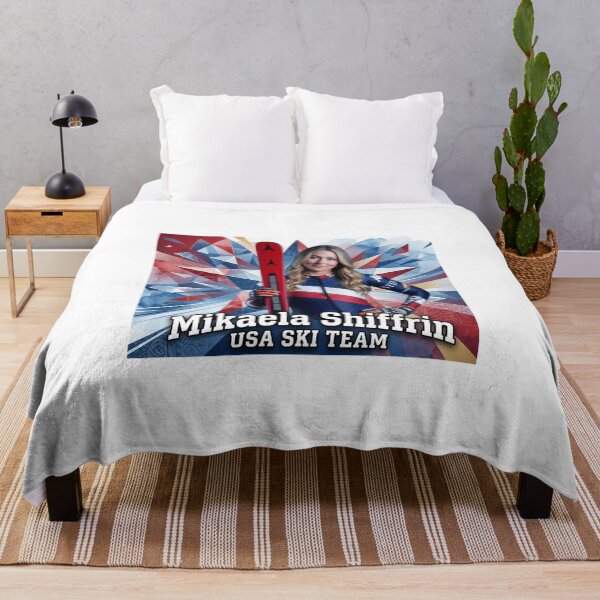 Item preview, Alpine Ski Racing Fan Art Design-Mikaela Shiffrin USA Ski Team designed and sold by Sashka-.