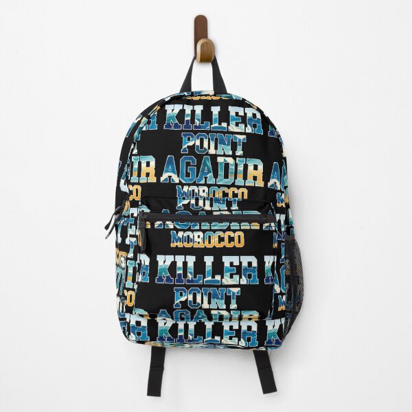 Item preview, Killer Point Agadir Morocco - Surf Ocean Wave Typography Art Print designed and sold by DesignArtist.ia.