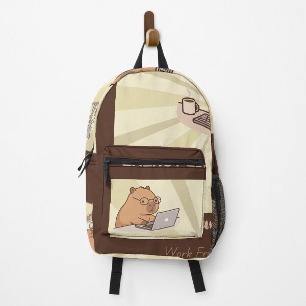 Item preview, Capybara Work From Home Shirt – Energy Level Capybara Funny Remote Work Meme Cute Office Animal Tee designed and sold by HOUSE OF TIST.