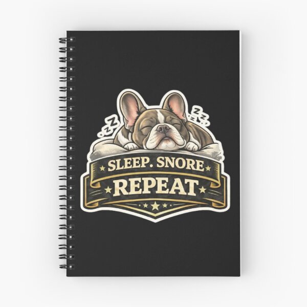Item preview, French Bulldog Owners Club – Sleep Snore Repeat Funny Frenchie Lifestyle Design designed and sold by Frenchie Fever.