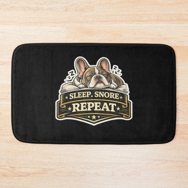 Item preview, French Bulldog Owners Club – Sleep Snore Repeat Funny Frenchie Lifestyle Design designed and sold by Frenchie Fever.
