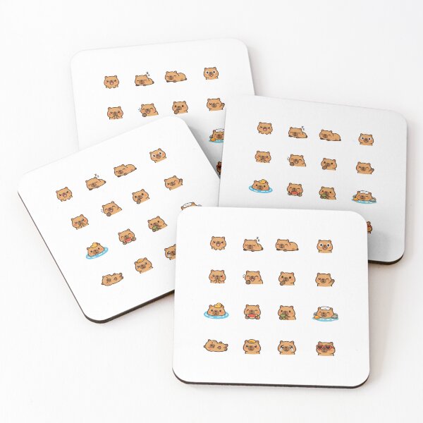 Item preview, Cute Capybaras 2 designed and sold by Brunac.art.