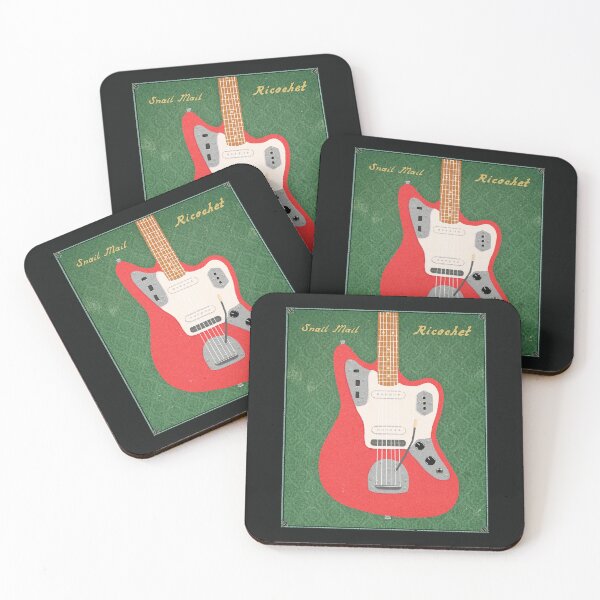 Item preview, Snail Mail Ricochet Vintage Guitar Art | Lindsey Jordan Album Fan Poster Design designed and sold by Miaou Studio.