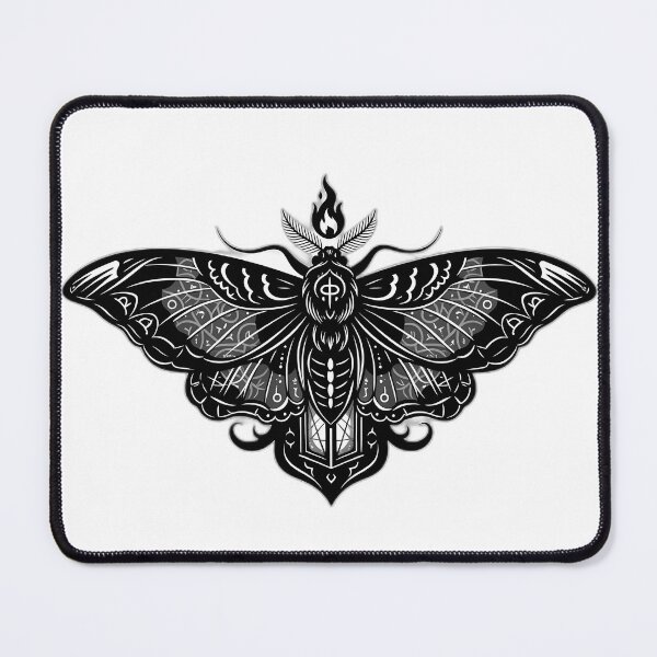 Item preview, Occult Moth Lantern Crest designed and sold by IllumeInk.